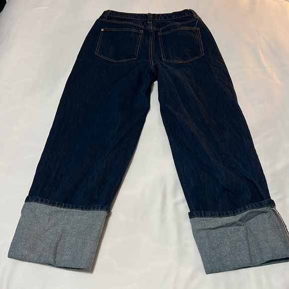 Kate Spade New York x Target High Rise Straight Leg Wide Cuff Jeans - Picture 2 of 3